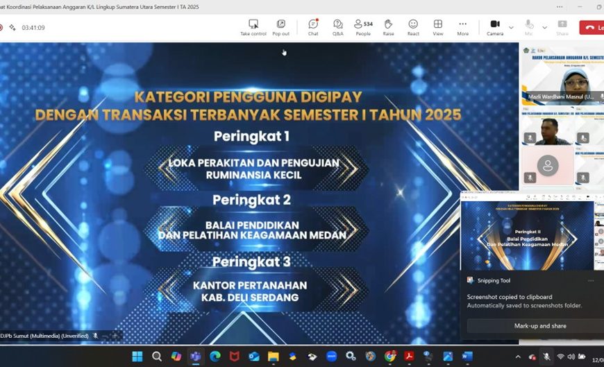 BDK Medan Raih Peringkat…