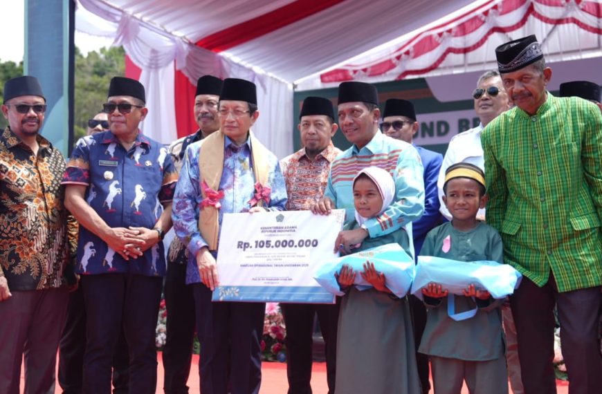 Kemenag Salurkan Rp105 Juta…